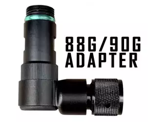 MCS Adattatore angolato per capsule di CO2 da 88 g per la conversione X-68 PDW