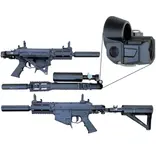 MCS Adaptateur de crosse HPA pliable pour pistolet X-68