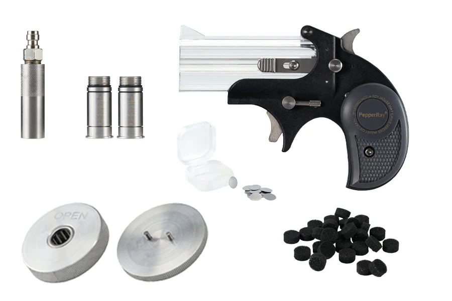 Mercury Rise PepperRay PCP Derringer Bundle Cal. .43 / .50