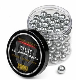 HD24 Balas de alumínio de alto impacto para quebrar vidros, calibre .43, 1,8 g - 175 unidades