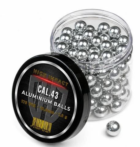 HD24 Balles brise-verre en aluminium de 1,8 g à fort impact, calibre .43 - 175 pièces