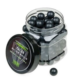 HD24 2.8g Nylon Balls Impact Core Bullets Cal. .68 - 100 pieces