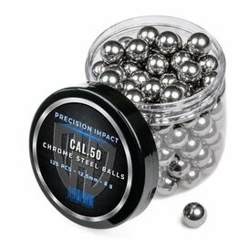 HD24 Balles à impact de précision chromées de 8 g, calibre .50 - 125 pièces