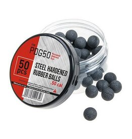 RazorGun Bolas de goma PDG50 con relleno de hierro, calibre .50 - 50 unidades