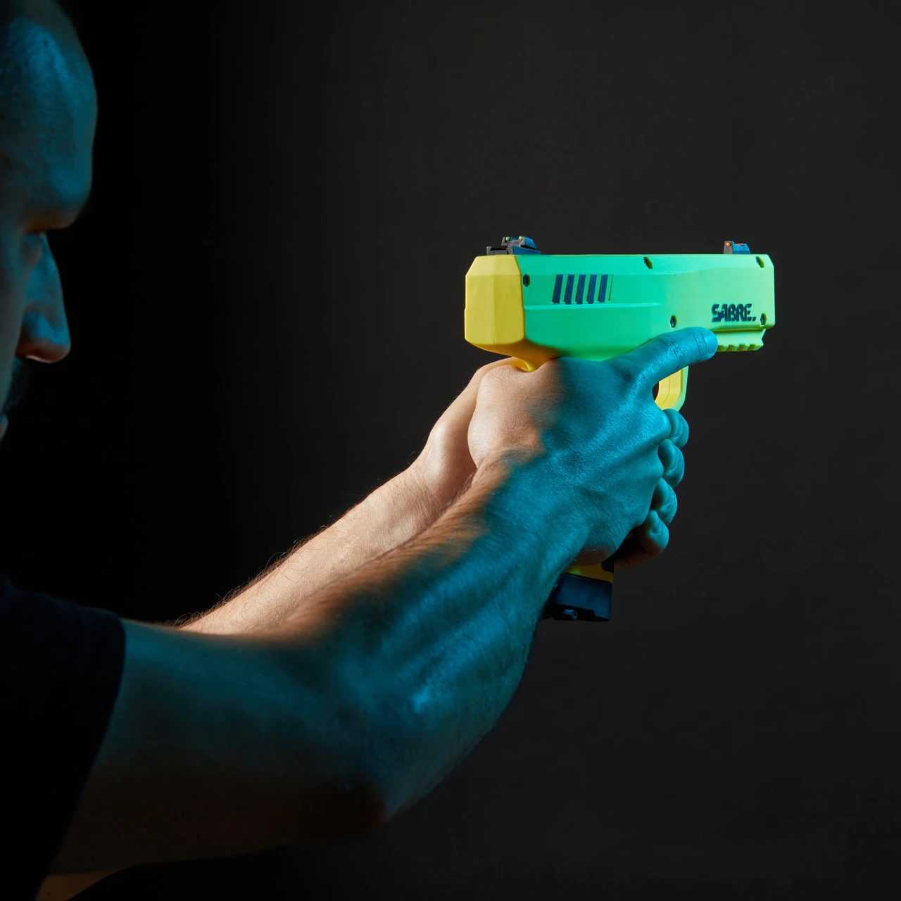 Sabre Pistola lanciagranate rossa con caricatore da 7 colpi - Cal. 68