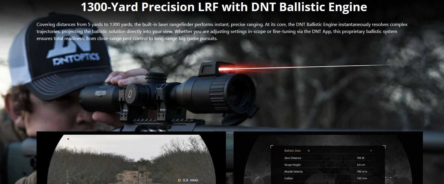 Arken Optics DNT Zulus 4K 3-24x LRF Day and Night Riflescope