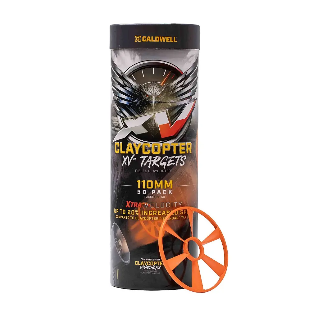 Caldwell Discos voadores ClayCopter - pacote com 50 unidades