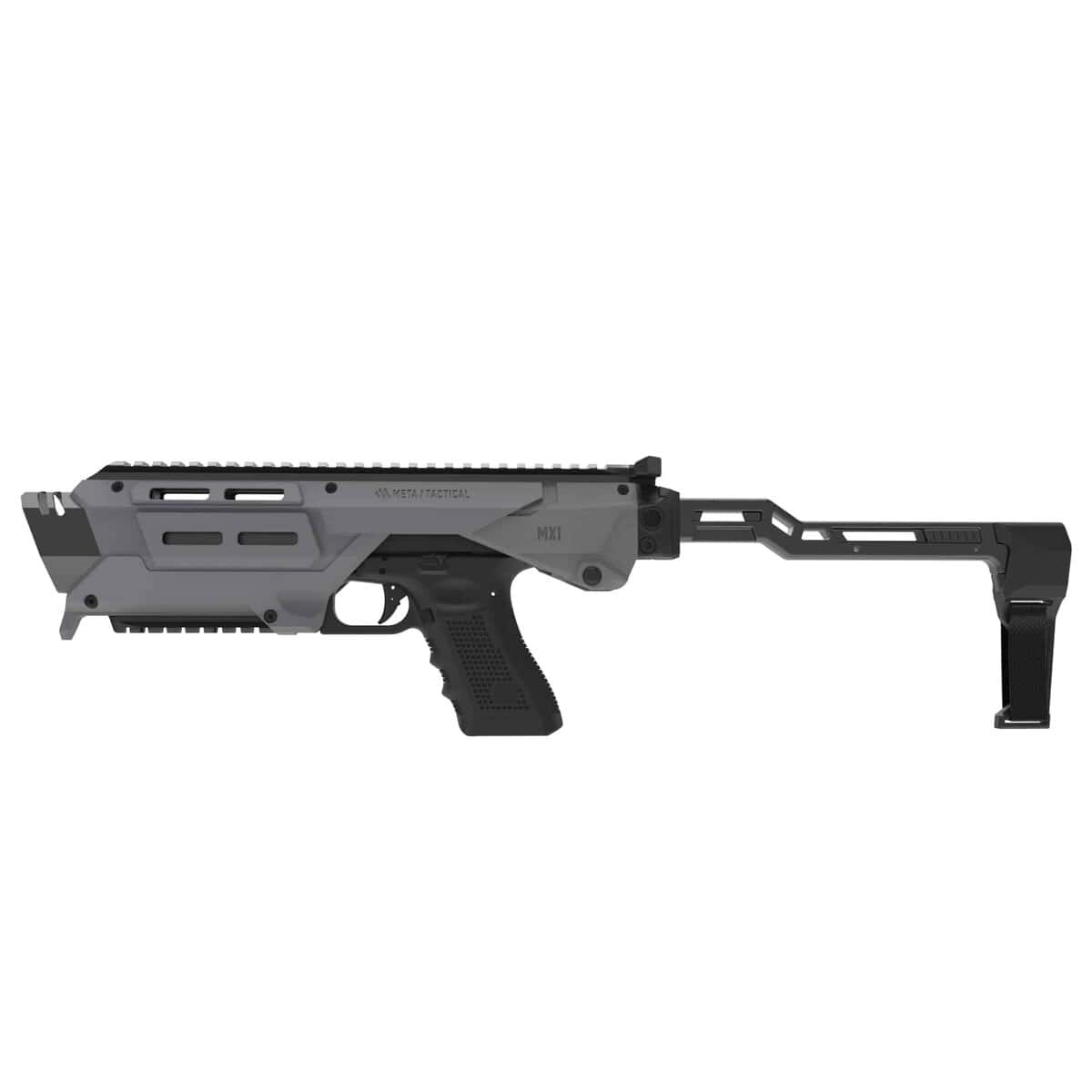 Meta Tactical Kit de conversão de pistola MX-1 tudo-em-um para Glock, Ruger e PSA Dagger