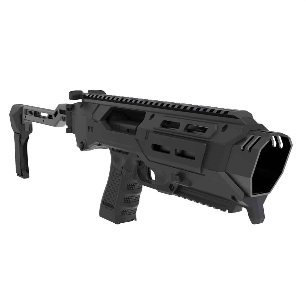 Meta Tactical Kit de conversão de pistola MX-1 tudo-em-um para Glock, Ruger e PSA Dagger