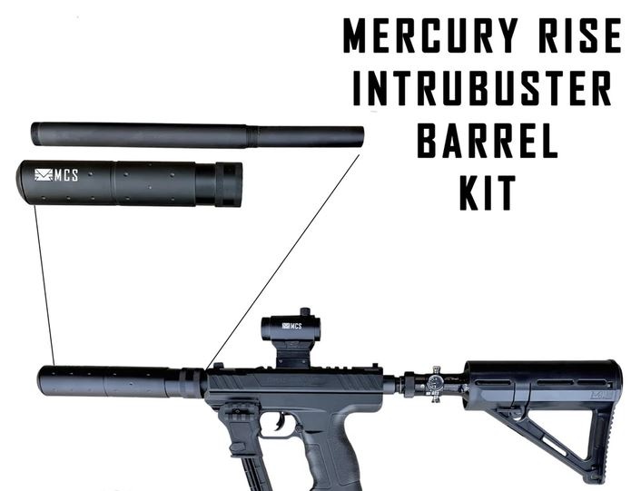 MCS Tuning barrel + silencer for Intrubuster RAM - Max Power Kit +50 Joules