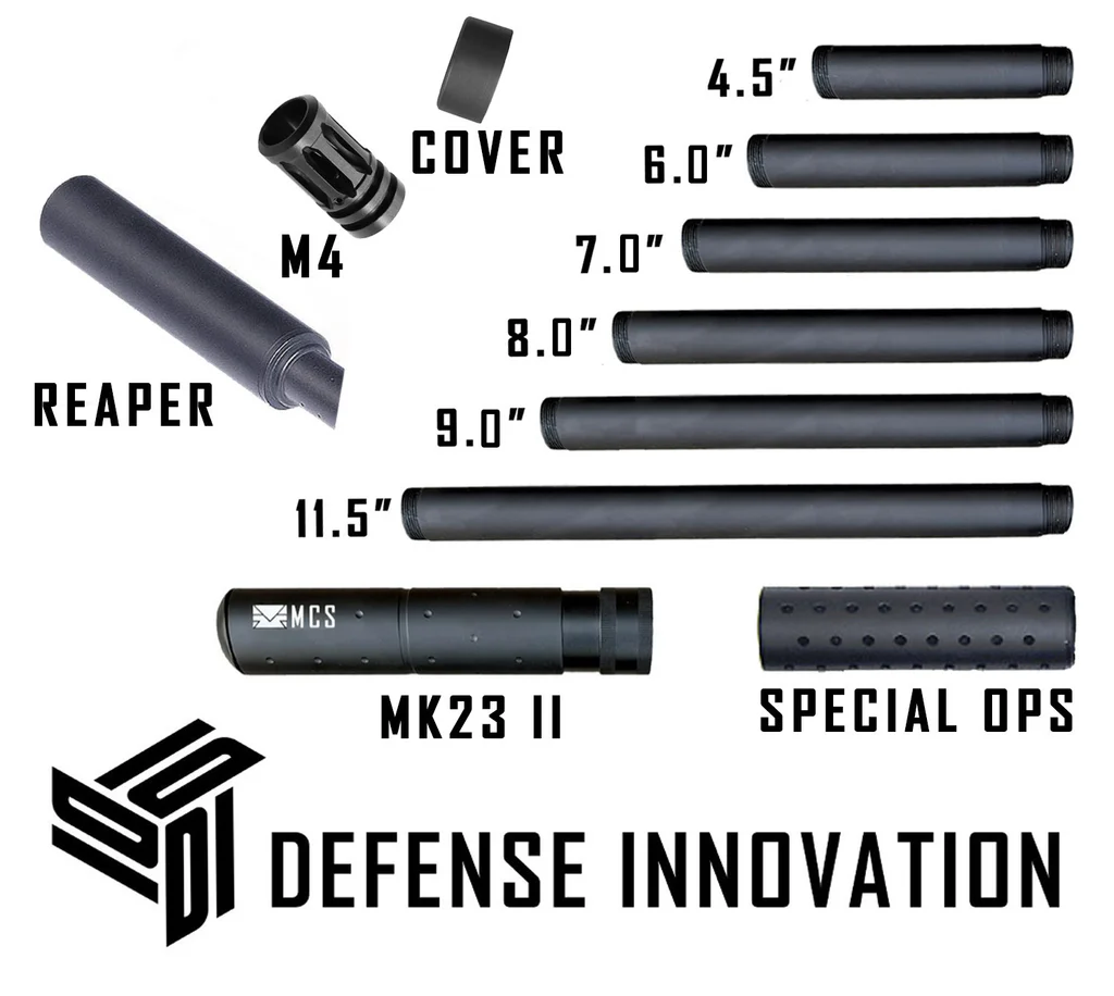 MCS Kit de cañón y silenciador para Mercury Rise IntruBuster Gen2 Cal. .68
