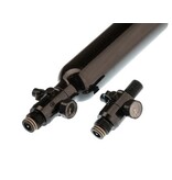 HD24 Botella de HPA de 0,2 litros con regulador de encendido/apagado de 1100 PSI.