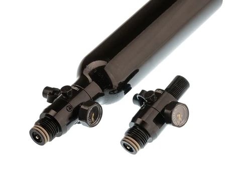 HD24 0.2-liter HPA bottle with 1100 PSI on/off regulator