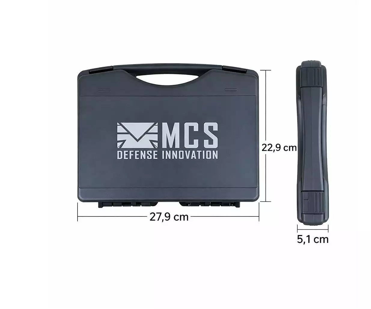 MCS Estuche compacto para pistola de 27,9 x 22,9 x 5,1 cm.