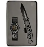 Smith & Wesson Extreme Ops Combo – nóż taktyczny i wodoodporny zegarek z kompasem