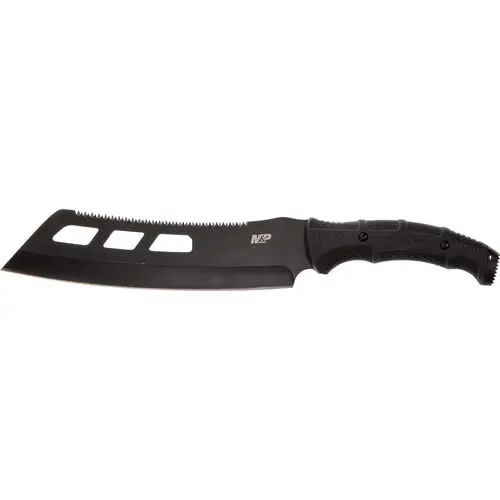 Smith & Wesson Machete M&P Cleaver – Machete a codolo intero con dorso seghettato