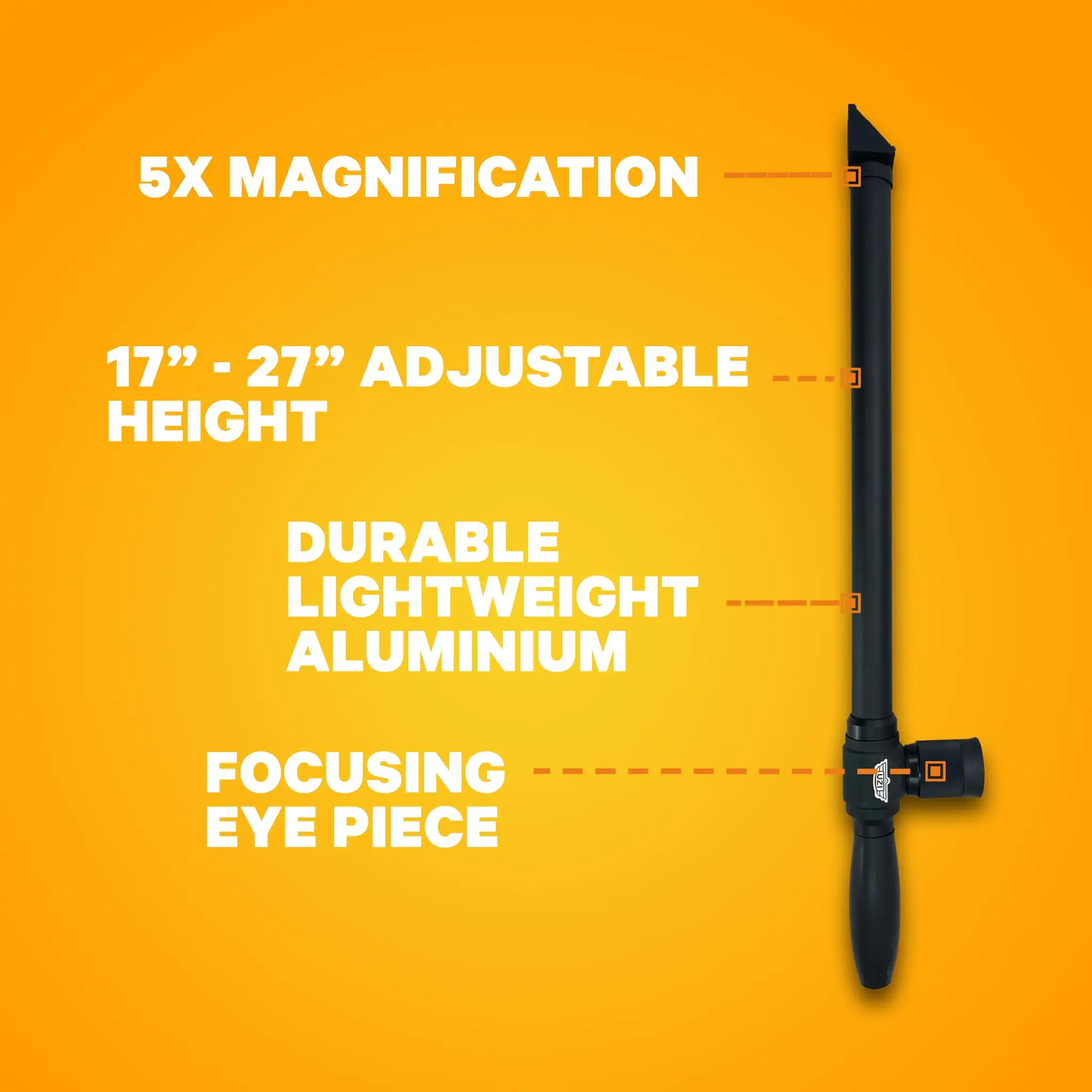 UZI Periscopio telescópico – aumento de 5x | 43–68 cm
