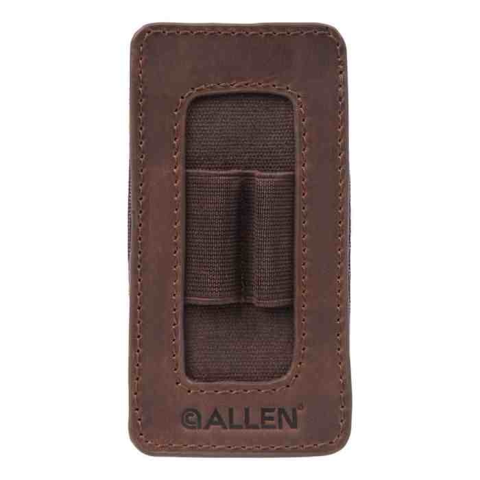 Allen Custodia in pelle per 2 cartucce a sfera per astina - marrone