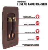 Allen Custodia in pelle per 2 cartucce a sfera per astina - marrone