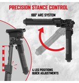 Allen Bipied Helix – M-LOK | Hauteur réglable de 20,3 à 27,9 cm
