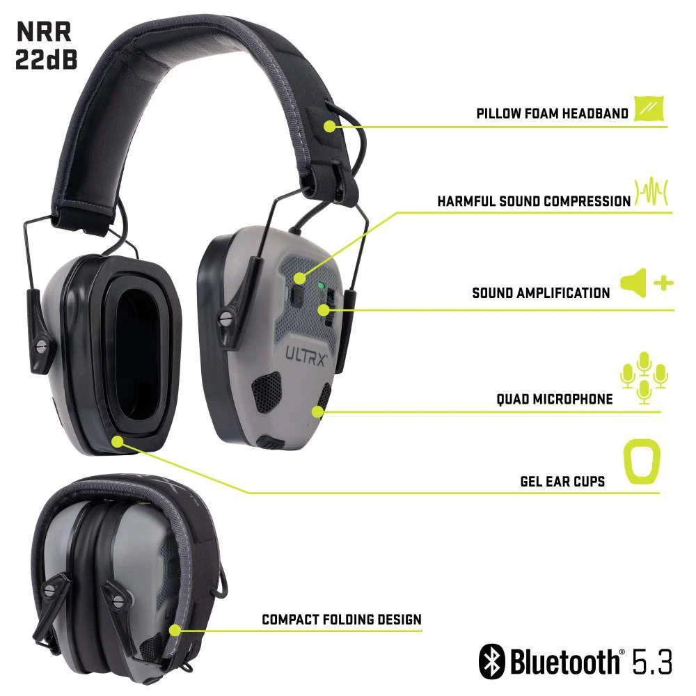 Allen ULTRX Bionic Fuse - Protezione acustica Bluetooth con sistema a 4 microfoni