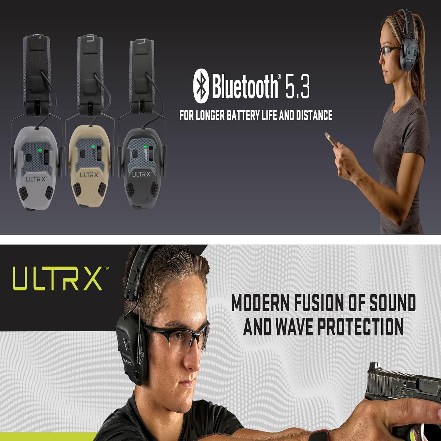 Allen ULTRX Bionic Fuse - Protezione acustica Bluetooth con sistema a 4 microfoni