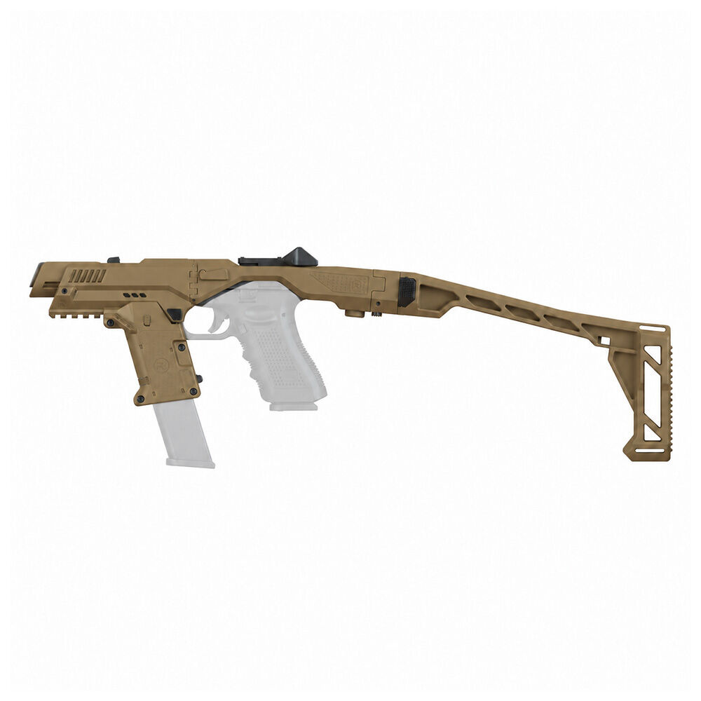 CAA Culata Nano Roni con empuñadura delantera y liberación del cargador para Glock 17/19/19X/22/23/25/31/32/45