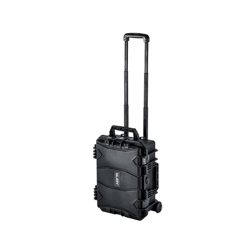 Glary Waterproof Hard Case Hartschalenkoffer mit Trolley-Funktion – 46 × 35 × 20,6 cm – schwarz