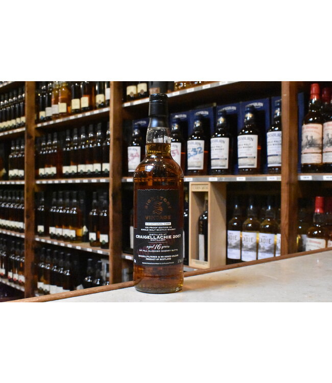 Signatory Craigellachie 16Y 2007 100 proof