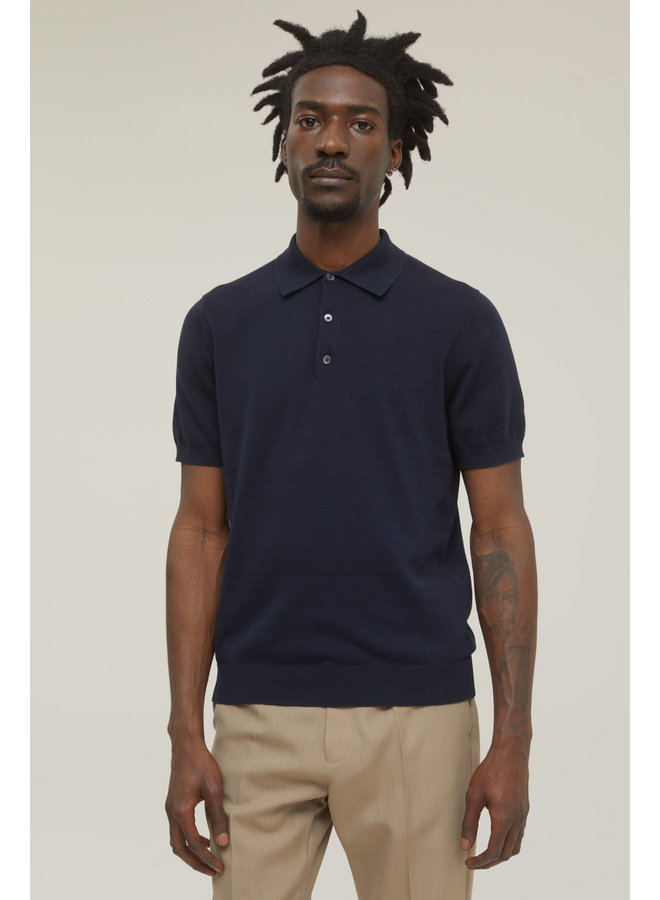 lacoste knitted polo