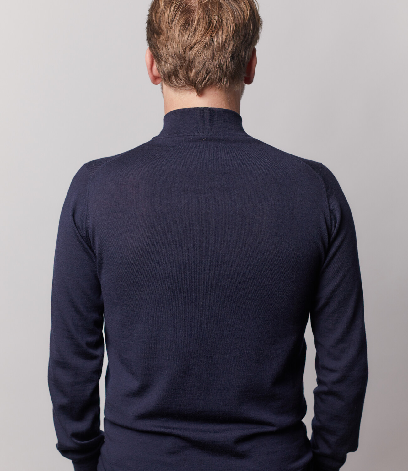 Turtle neck merino 30g Navy