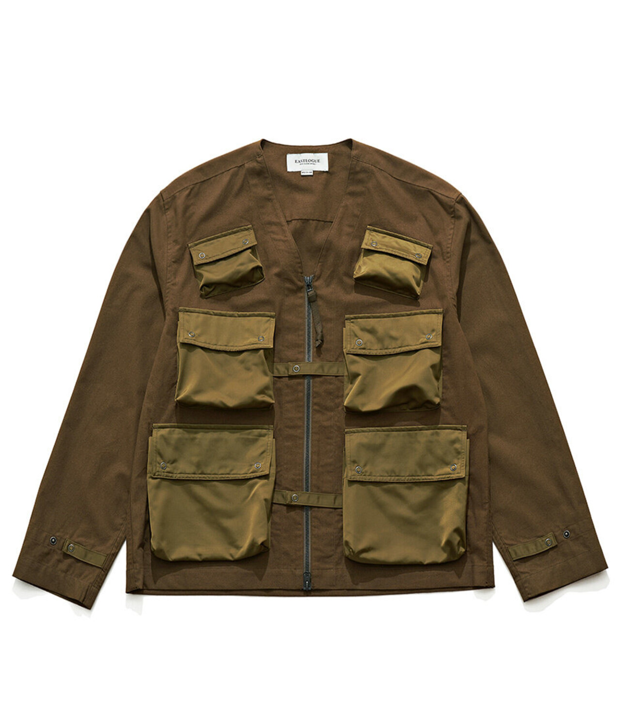 Multi Pocket Shirt Jacket - Dark Olive