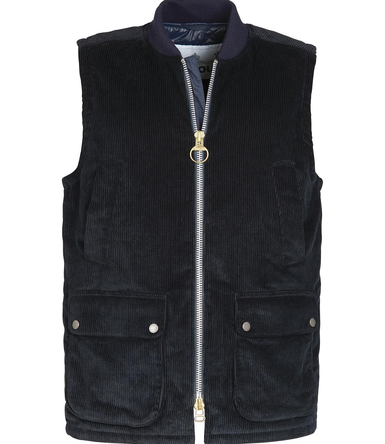 Barbour Slim Line Cord Westmorland Gilet - Navy