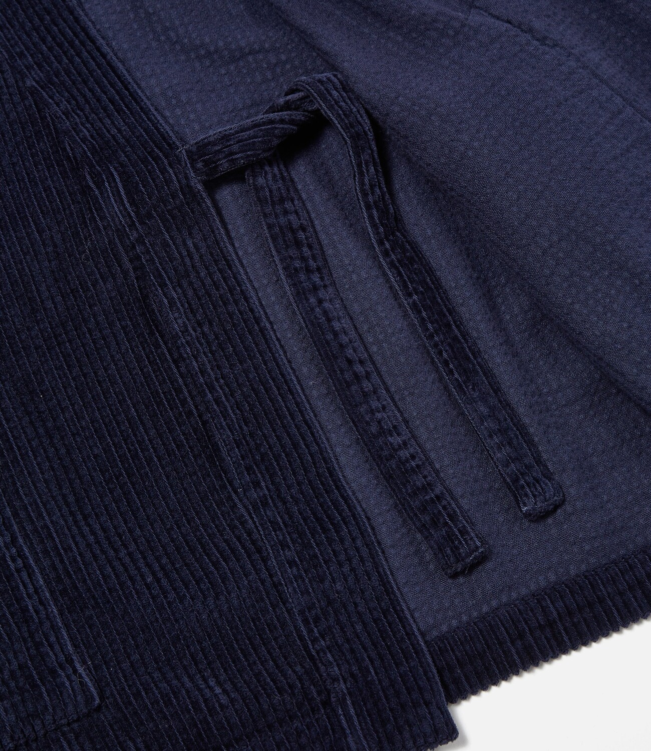 Roi Cord Kyoto Work Jacket - Navy