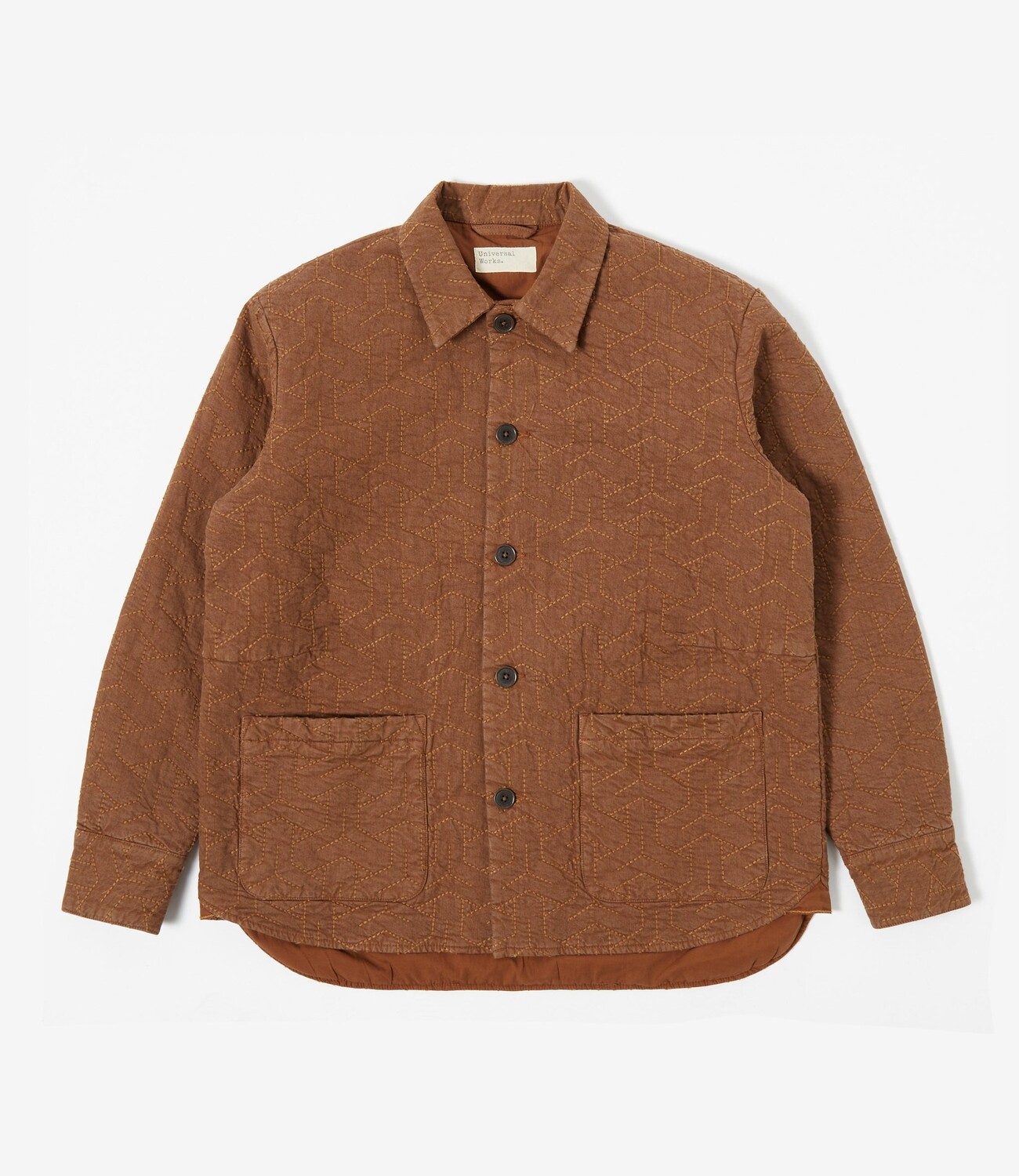 Travail quilt shirt - Brown