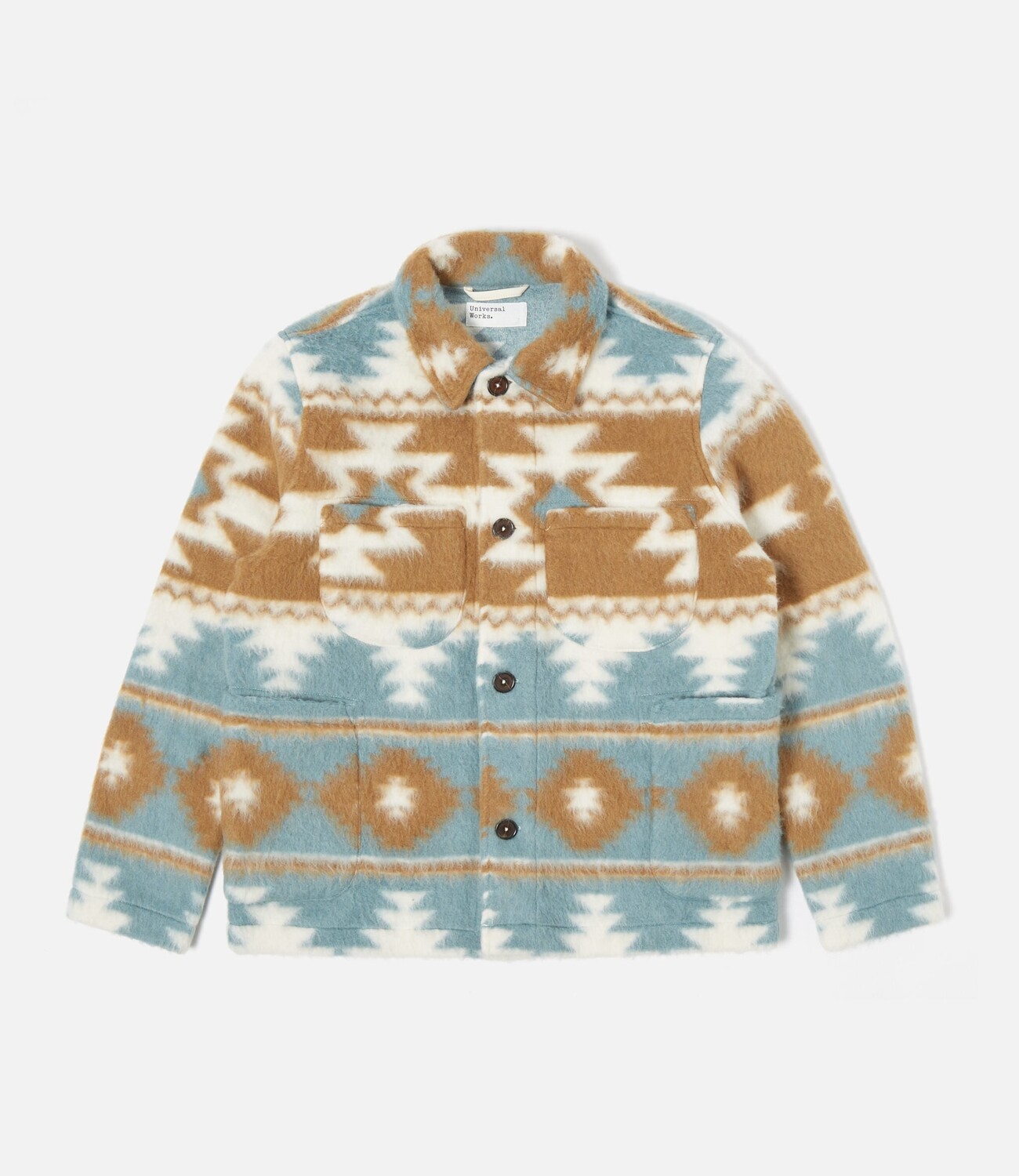 Lumber Jacket Santa Fe Fleece - Sand Ecru