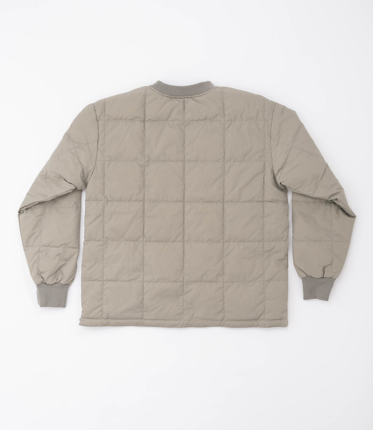 Crewneck down pullover - Grey