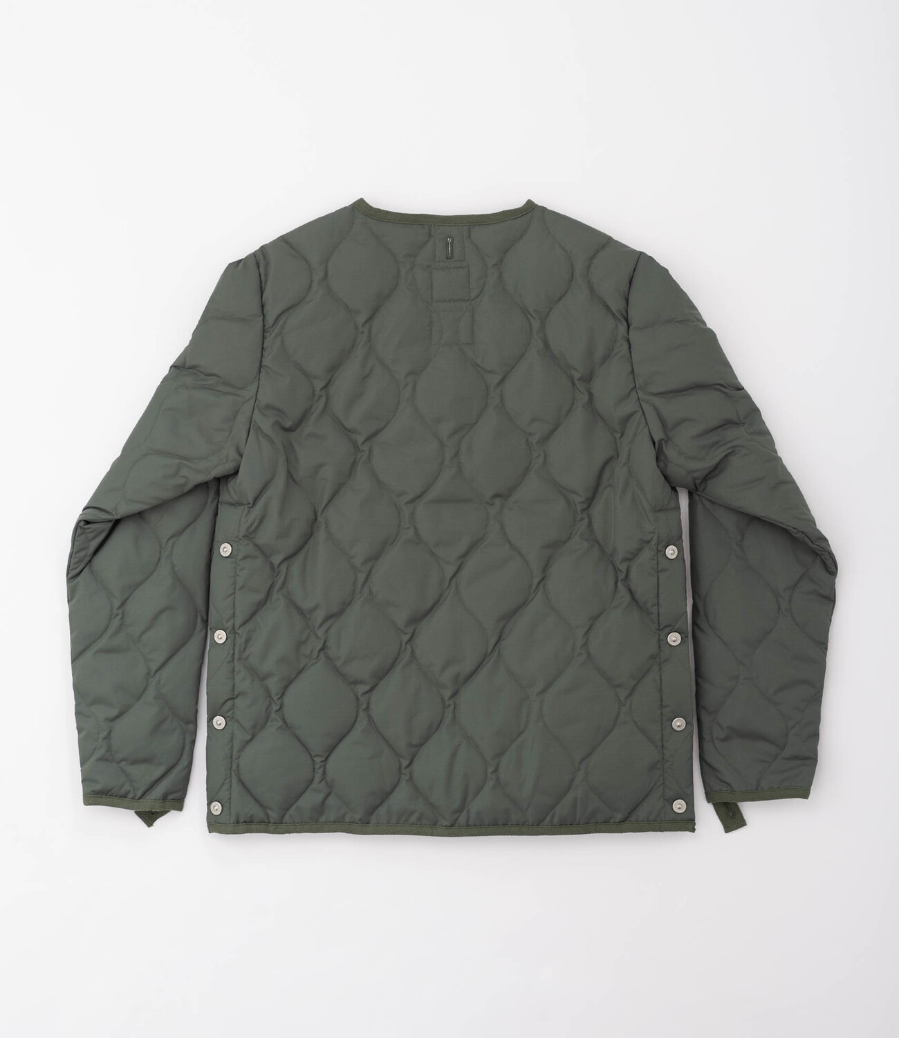 Military Crew neck Down jacket - Olive