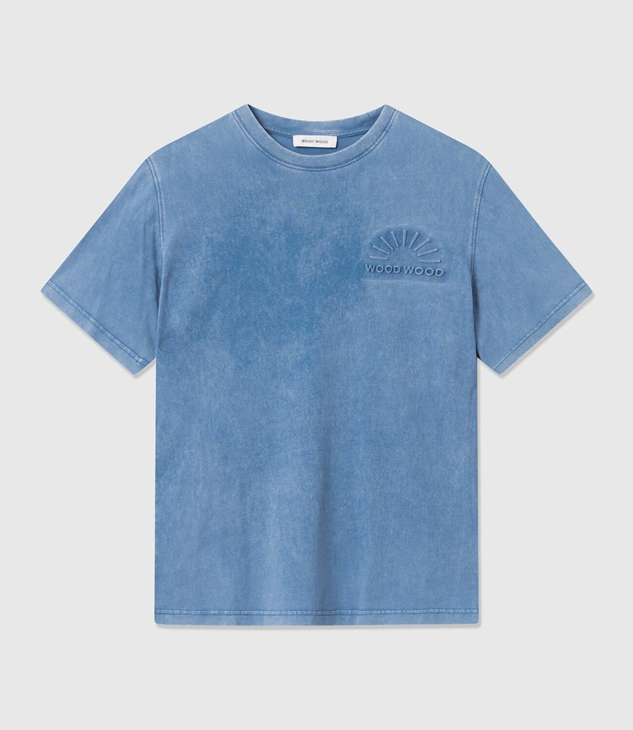 Semi embossed T-shirt - Blue