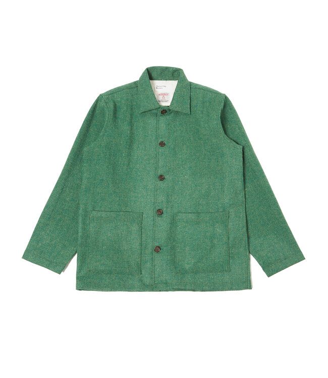 Easy over jacket harris tweed - Green