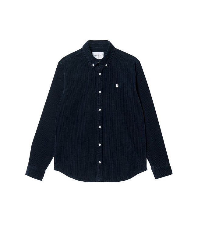 Carhartt WIP L/S Madison Cord Shirt - Dark Navy