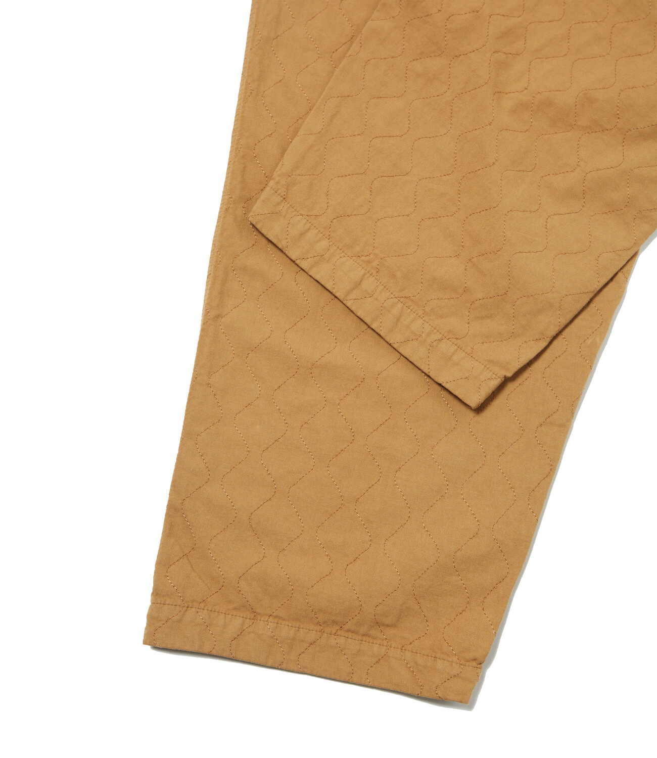 Quilted oxford pant quilt cotton - Cumin