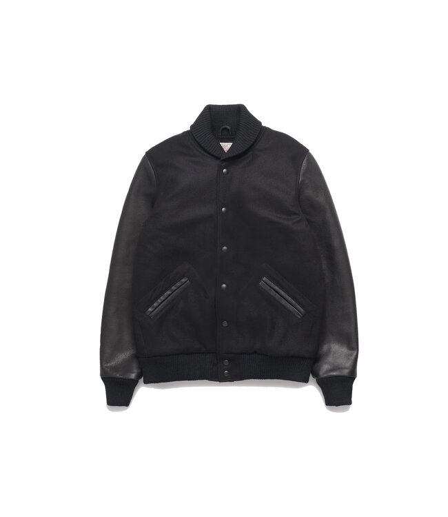 Dehen 1920 Varsity Jacket - Black/Black
