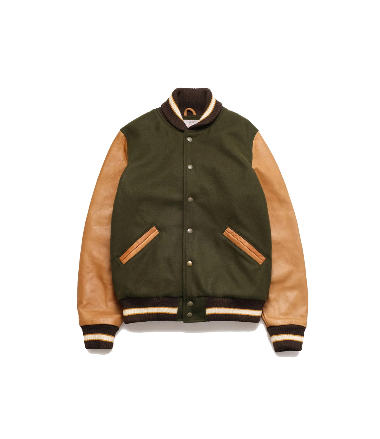 Varsity Jacket - Loden/Rust