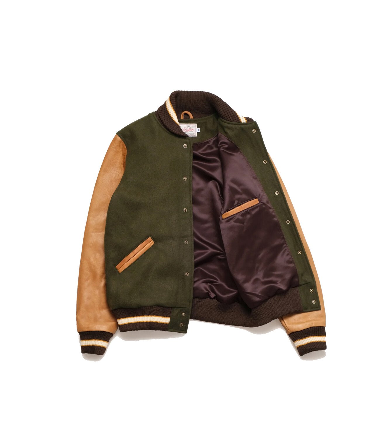 Varsity Jacket - Loden/Rust