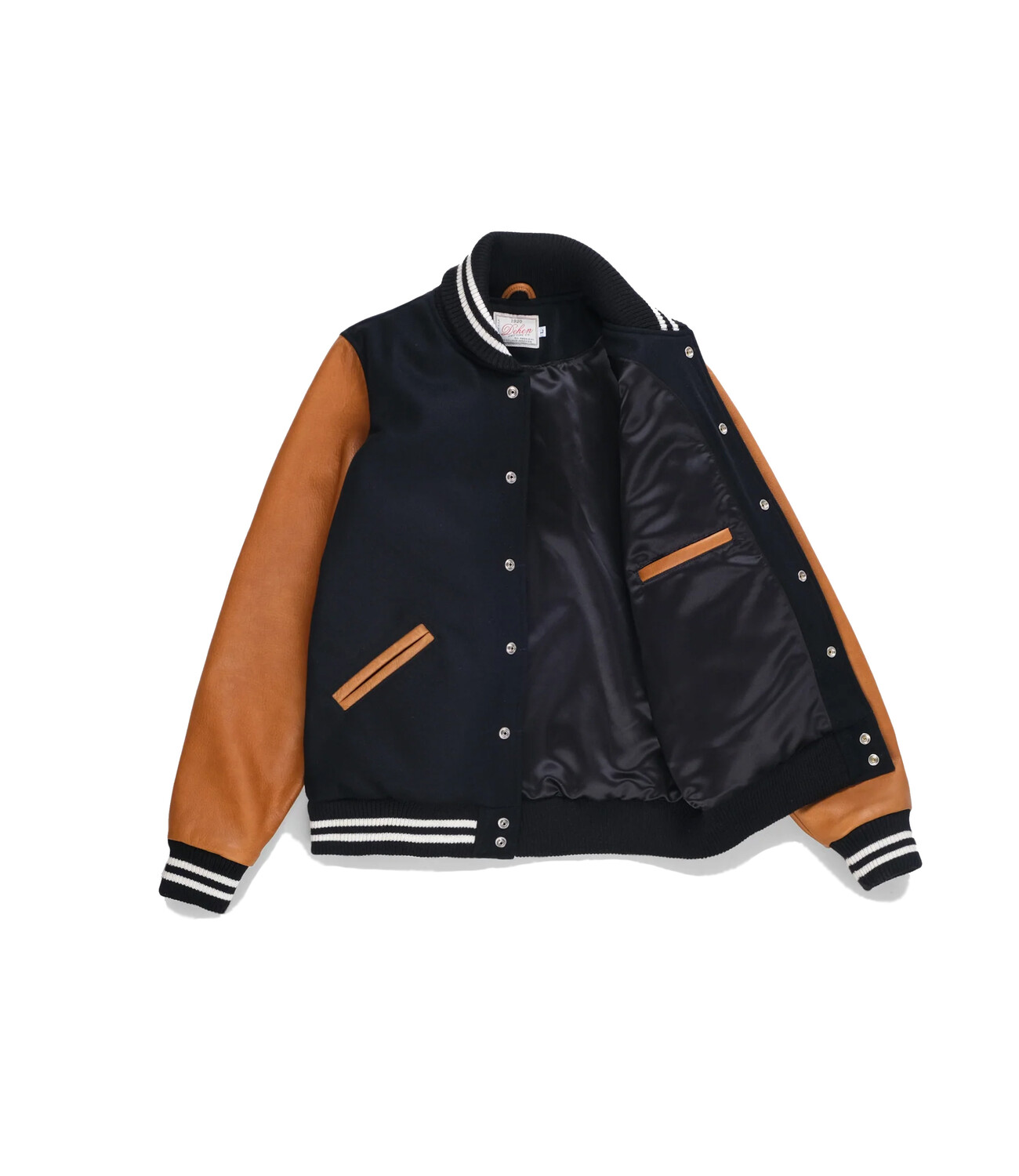 Varsity Jacket - Black/Rust