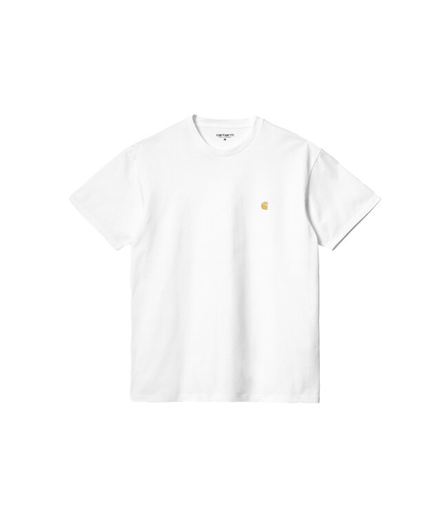 Carhartt WIP Chase T-shirt - White / Gold