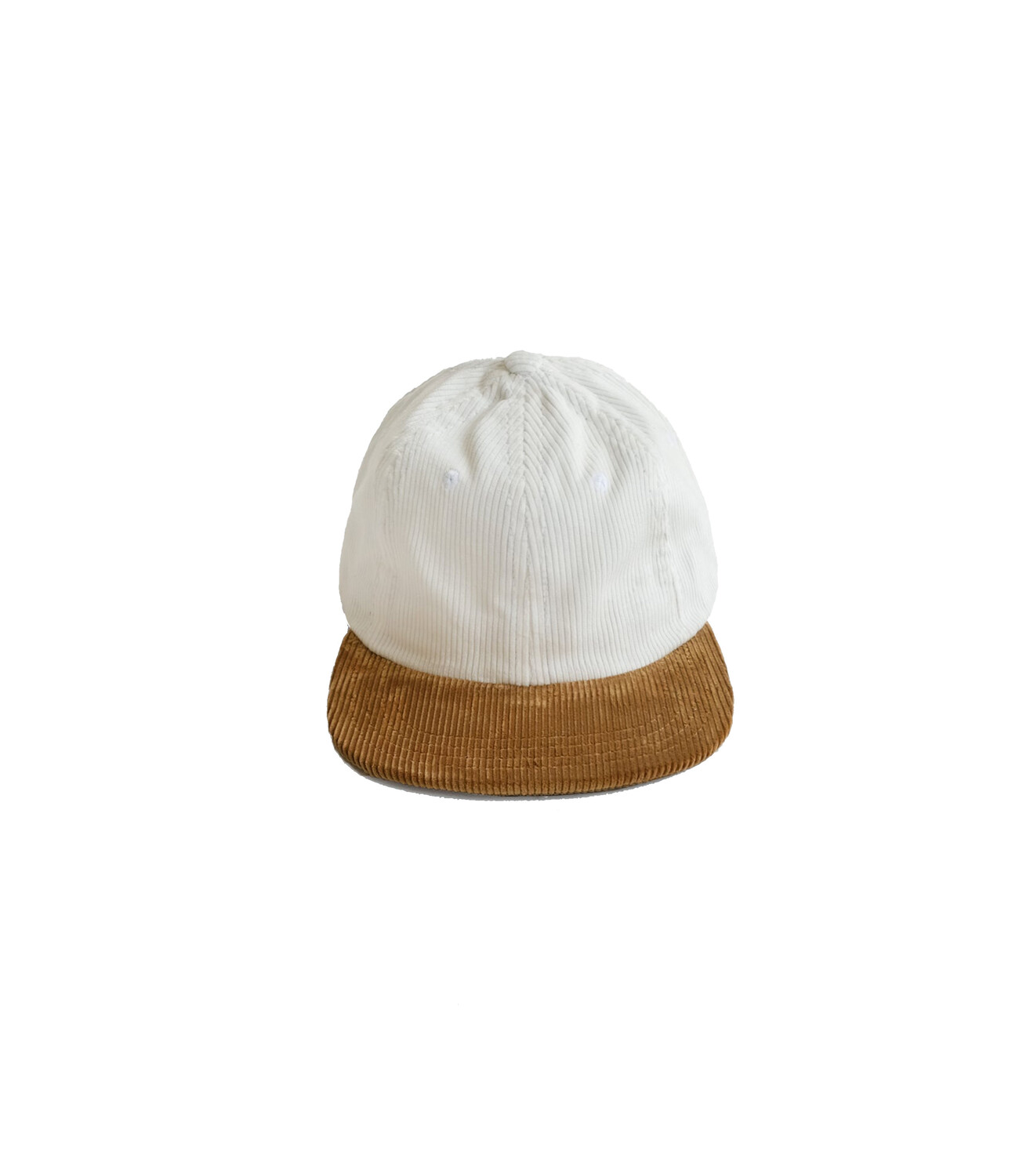 Dehen Covered Baseball Cap - White Cord/Fawn