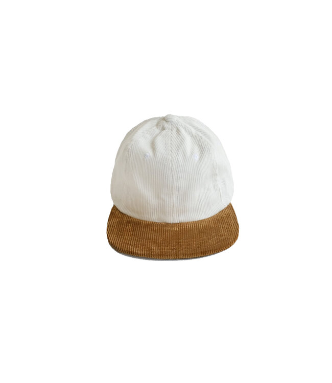 Dehen 1920 Dehen Covered Baseball Cap - White Cord/Fawn