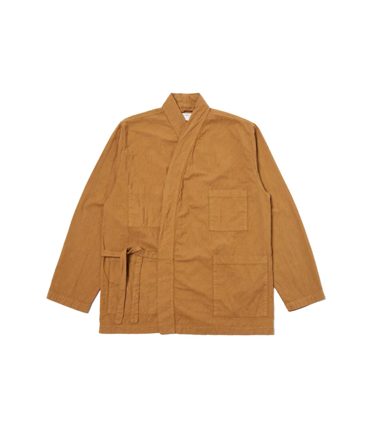 Quilted kyoto work jacket quilt cotton - Cumin